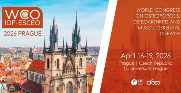 Praga recebe o 26.º congresso mundial sobre osteoporose, osteoartrite e doenças musculoesqueléticas